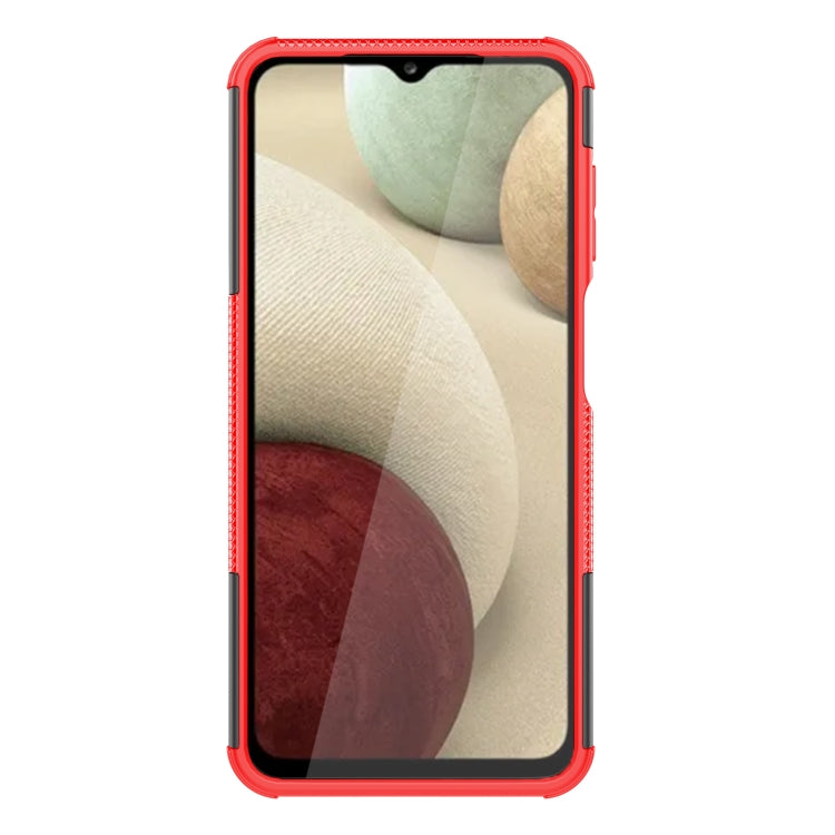 For Samsung Galaxy A13 5G Tire Texture Shockproof TPU+PC Phone Case with Holder