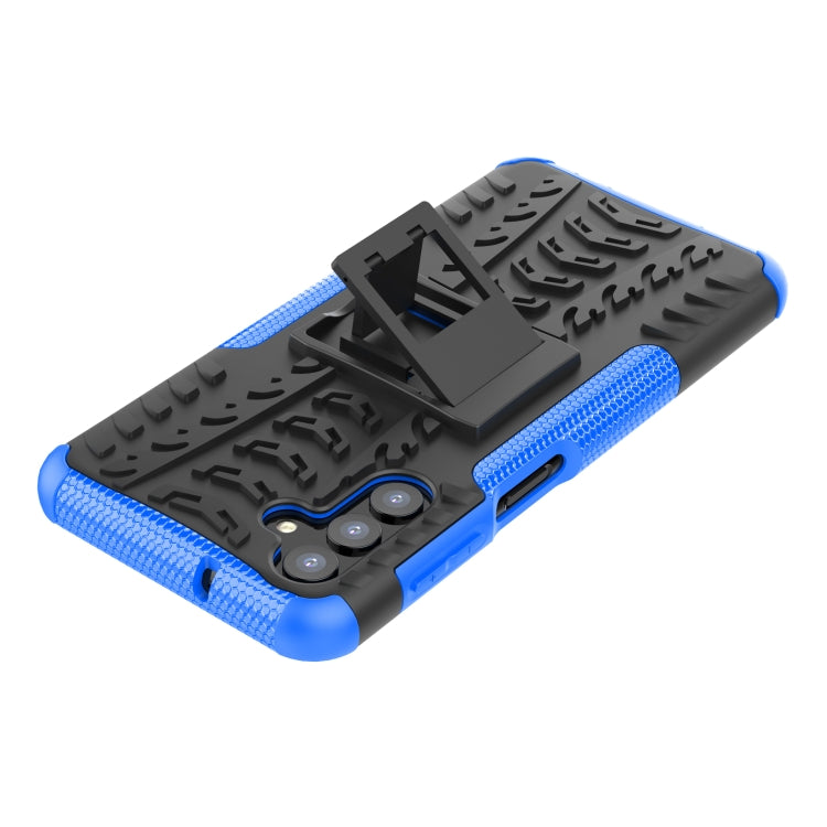 For Samsung Galaxy A13 5G Tire Texture Shockproof TPU+PC Phone Case with Holder