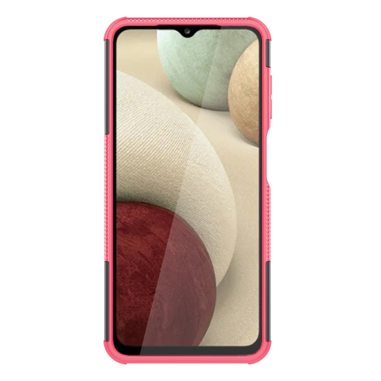 For Samsung Galaxy A13 5G Tire Texture Shockproof TPU+PC Phone Case with Holder