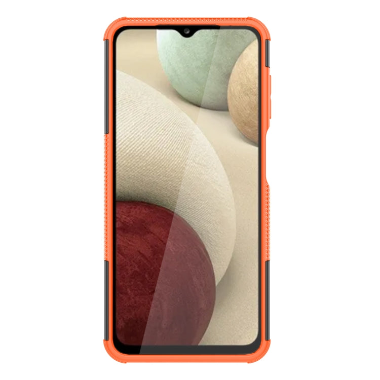 For Samsung Galaxy A13 5G Tire Texture Shockproof TPU+PC Phone Case with Holder