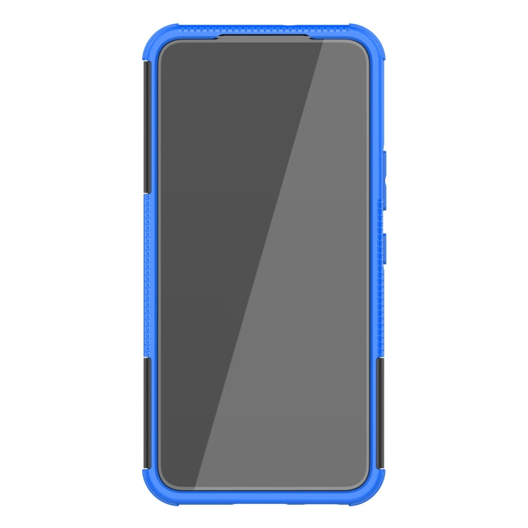 For Samsung Galaxy S22 5G Tire Texture Shockproof TPU+PC Phone Case with Holder