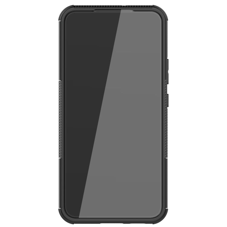 For Samsung Galaxy S22+ 5G Tire Texture Shockproof TPU+PC Phone Case with Holder