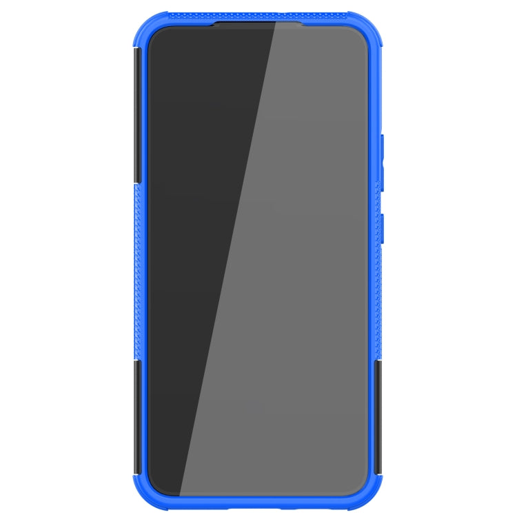 For Samsung Galaxy S22+ 5G Tire Texture Shockproof TPU+PC Phone Case with Holder