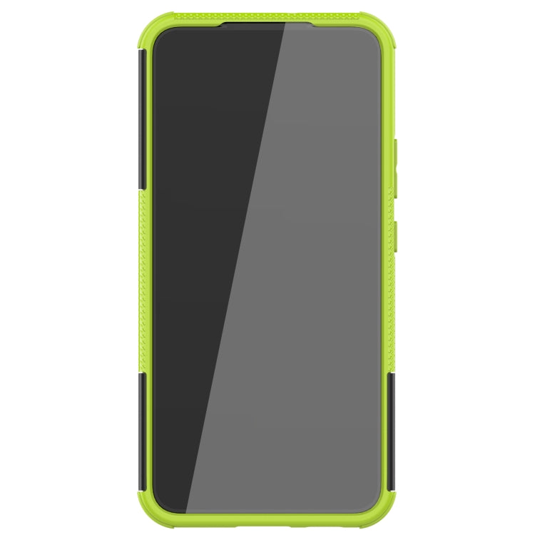 For Samsung Galaxy S22+ 5G Tire Texture Shockproof TPU+PC Phone Case with Holder