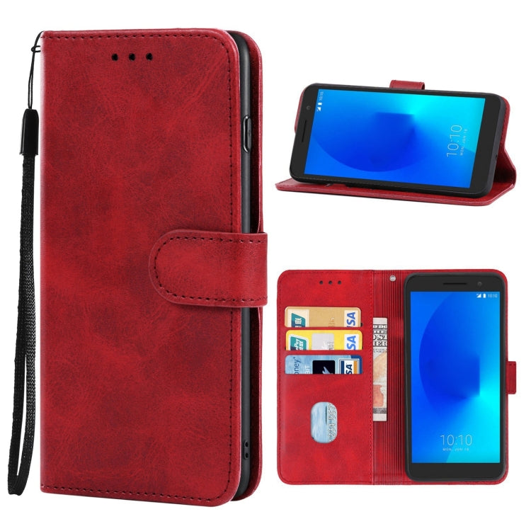 Leather Phone Case For Alcatel 1/1 2019&2021 / Vodafone Smart E9