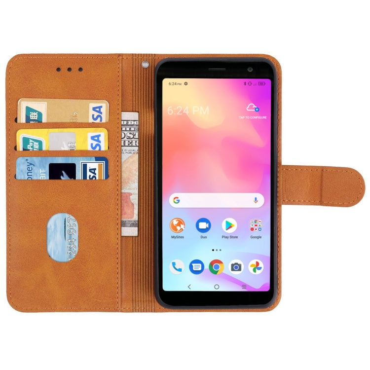 Leather Phone Case For Alcatel TCL A3X A600DL