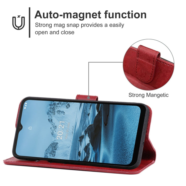 Leather Phone Case For Nokia C20 Plus