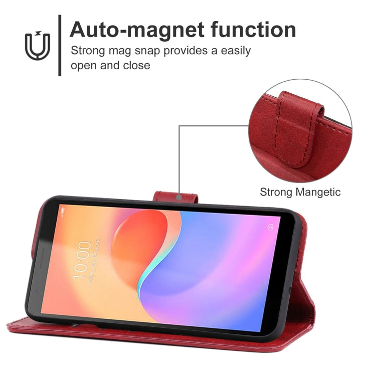 Leather Phone Case For ZTE Blade A31 Plus