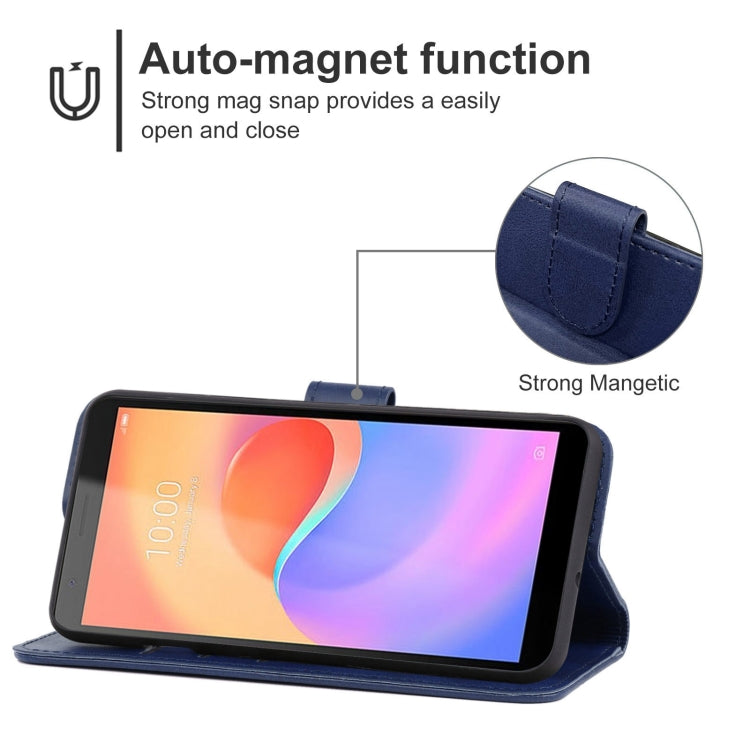Leather Phone Case For ZTE Blade A31 Plus