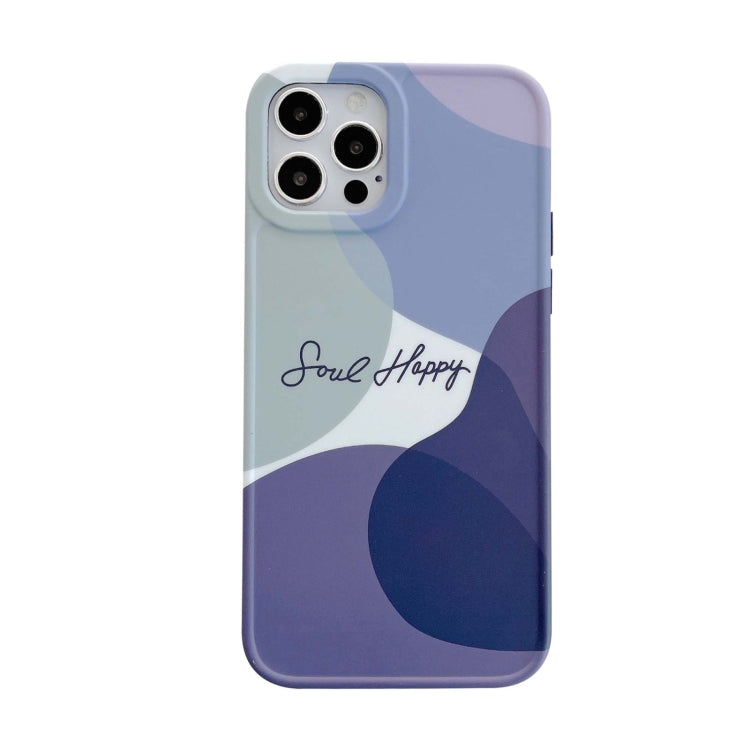 For iPhone 13 Pro Painted Pattern IMD Shockproof Protective Phone Case