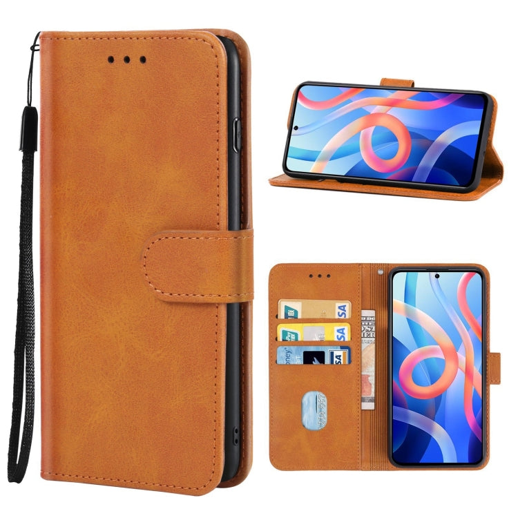 Leather Phone Case For Xiaomi Poco M4 Pro 5G