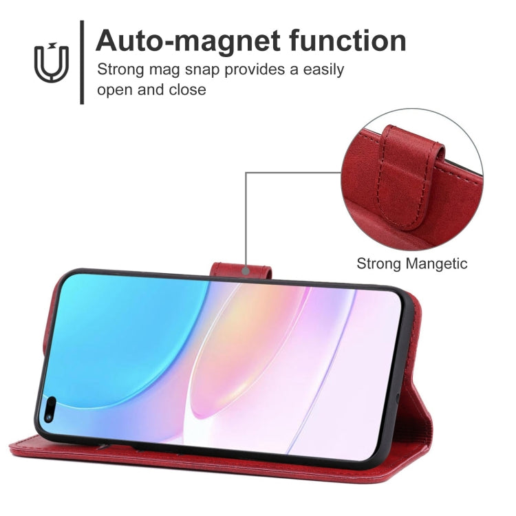 Leather Phone Case For Honor 50 Lite / Huawei nova 8i