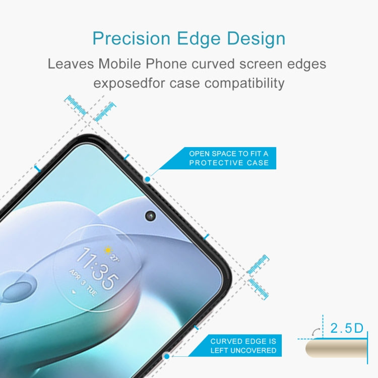 10 PCS 0.26mm 9H 2.5D Tempered Glass Film For Motorola Moto G41