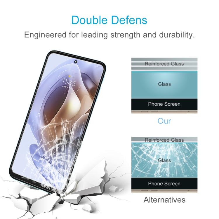 10 PCS 0.26mm 9H 2.5D Tempered Glass Film For Motorola Moto G31 / Moto G53 / Moto G53 India