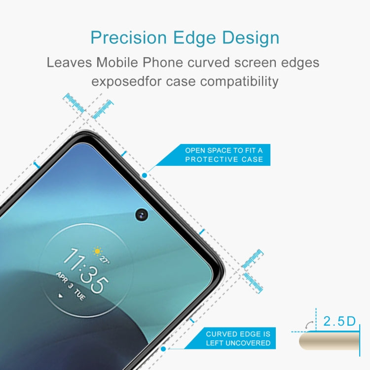 50 PCS 0.26mm 9H 2.5D Tempered Glass Film For Motorola Moto G51 5G / G200 5G / G60