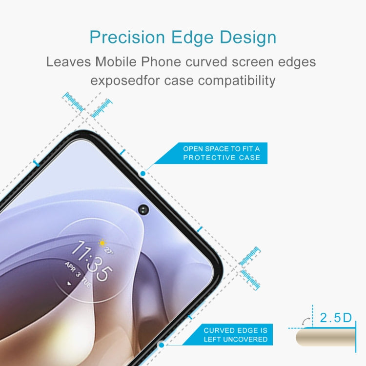 50 PCS 0.26mm 9H 2.5D Tempered Glass Film For Motorola Moto G31 / Moto G53 / Moto G53 India