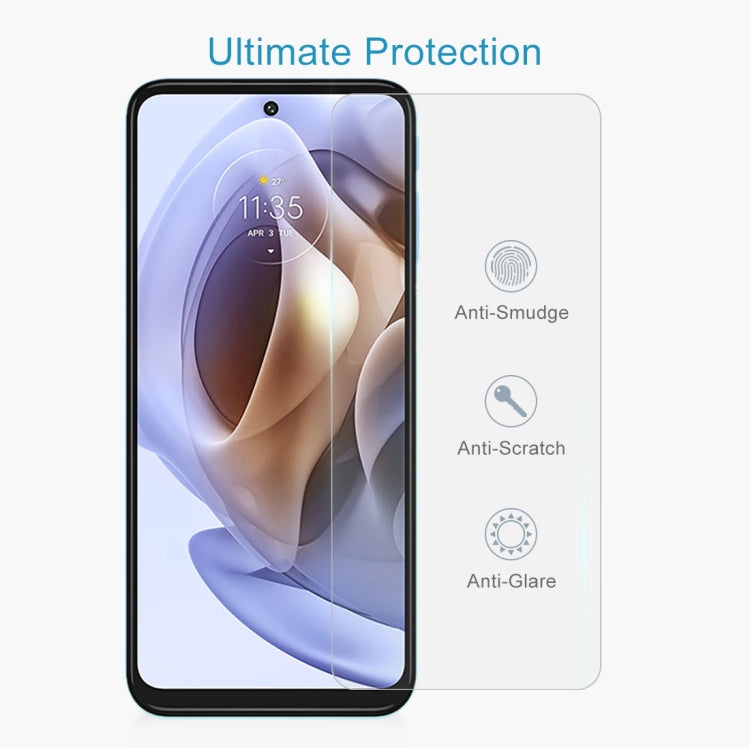 50 PCS 0.26mm 9H 2.5D Tempered Glass Film For Motorola Moto G31 / Moto G53 / Moto G53 India