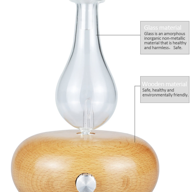 Wood Essential Oil Diffuser Aromatherapy Machine Automatic Alcohol Sprayer, Plug Specification:UK Plug
