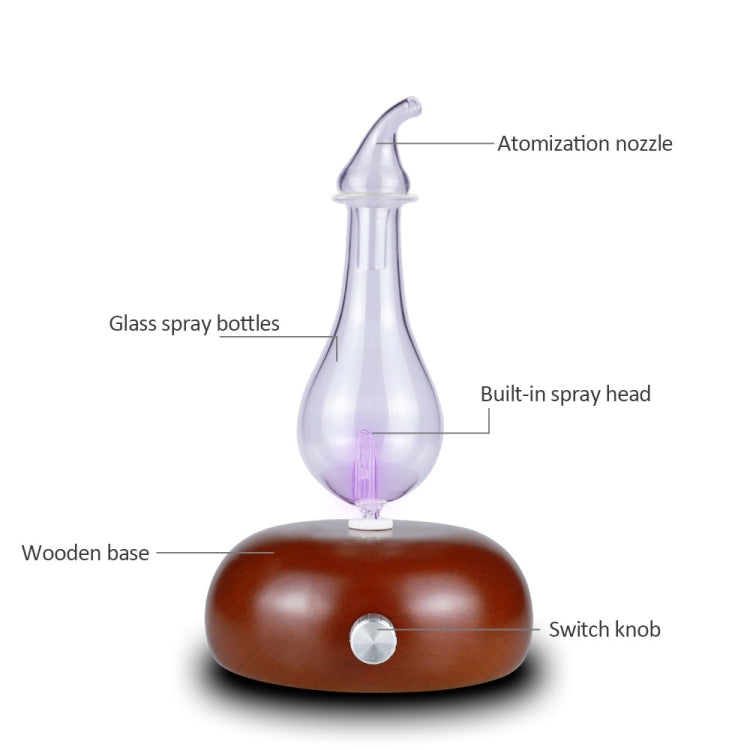 Wood Essential Oil Diffuser Aromatherapy Machine Automatic Alcohol Sprayer, Plug Specification:US Plug