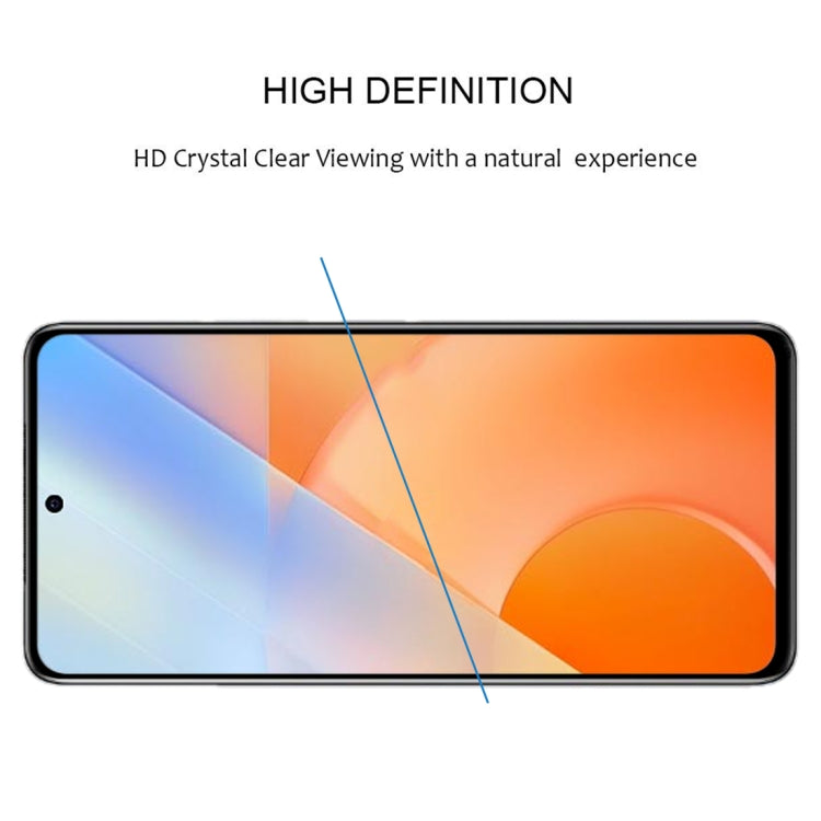 Full Glue Cover Screen Protector Tempered Glass Film For vivo iQOO Z5
