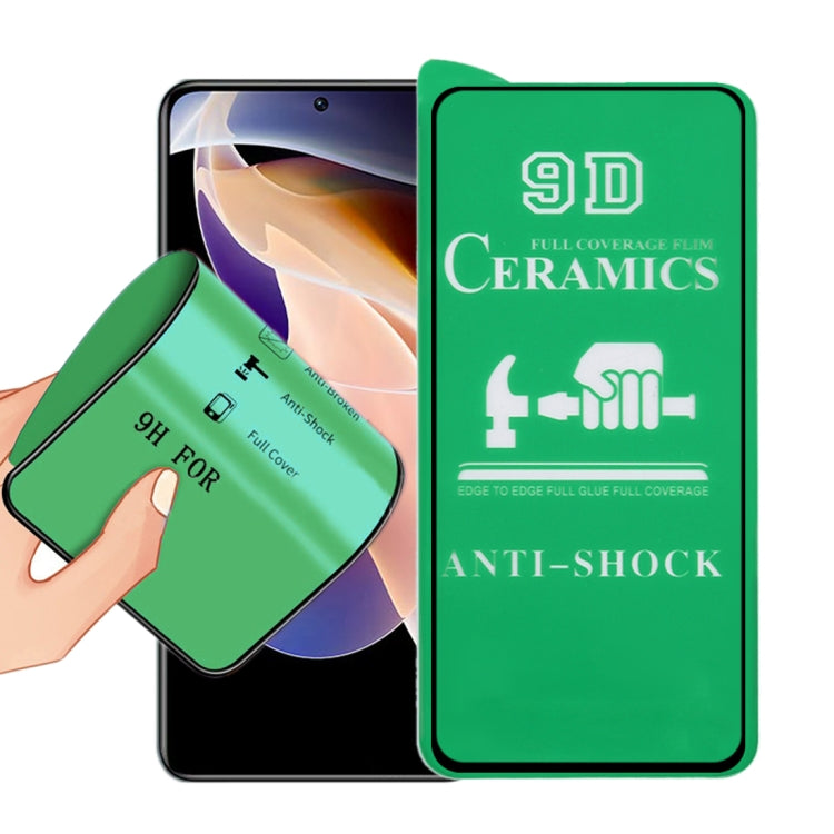 9D Full Screen Glue Ceramic Film For Xiaomi POCO F4 / Redmi Note 11 Pro 5G / 4G / Note 11 Pro+