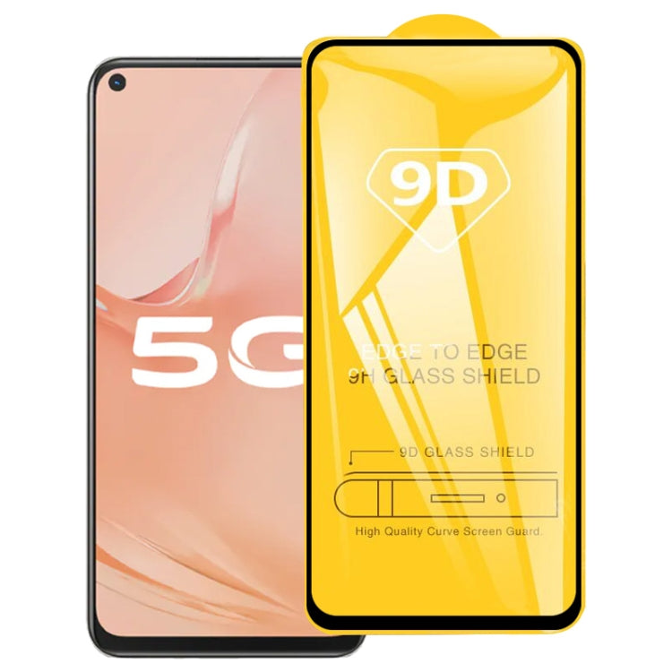 9D Full Glue Screen Tempered Glass Film For vivo Y51s
