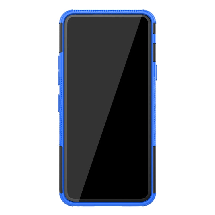 For LG V50S ThinQ 5G / G8X ThinQ Tire Texture Shockproof TPU+PC Protective Case with Holder
