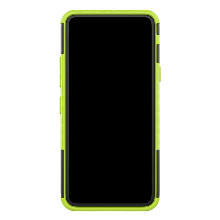 For LG V50S ThinQ 5G / G8X ThinQ Tire Texture Shockproof TPU+PC Protective Case with Holder