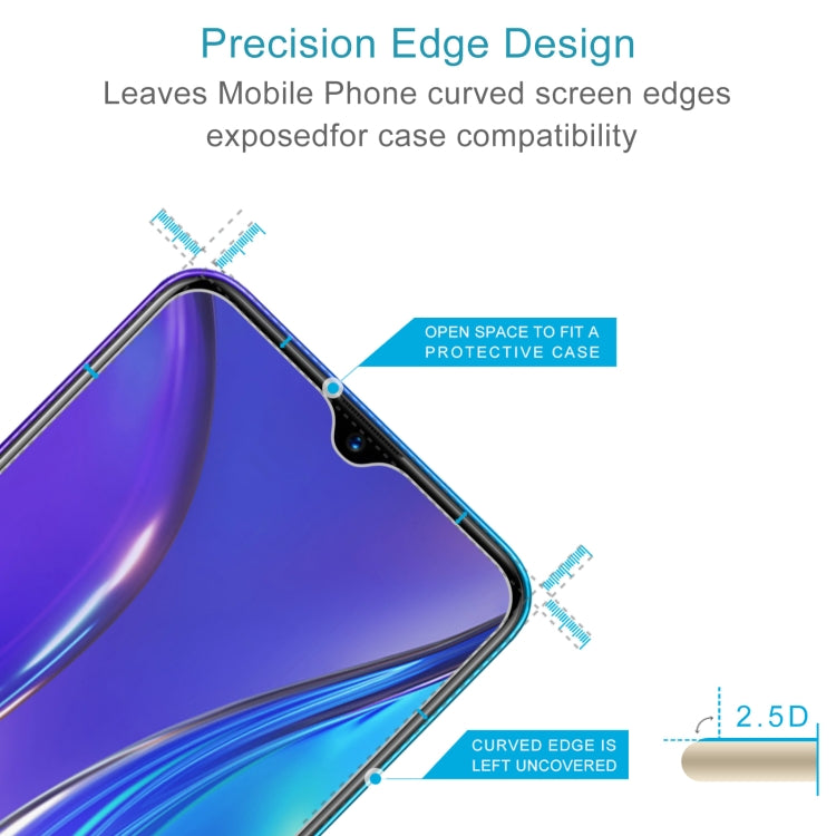 0.26mm 9H 2.5D Tempered Glass Film For OPPO Realme X2