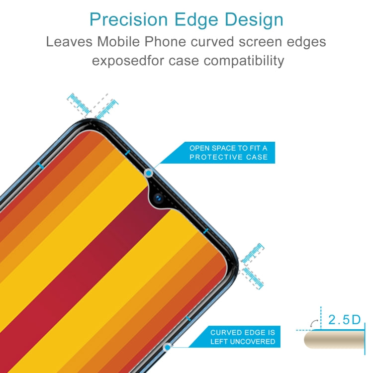 10 PCS 0.26mm 9H 2.5D Tempered Glass Film For vivo U10 / U3x