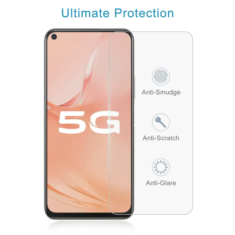 10 PCS 0.26mm 9H 2.5D Tempered Glass Film For vivo Y51s