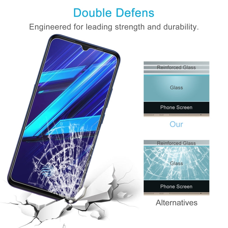 50 PCS 0.26mm 9H 2.5D Tempered Glass Film For vivo Z1x