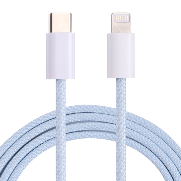 12W PD USB-C / Type-C to 8 Pin Data Cable, Cable Length: 1m