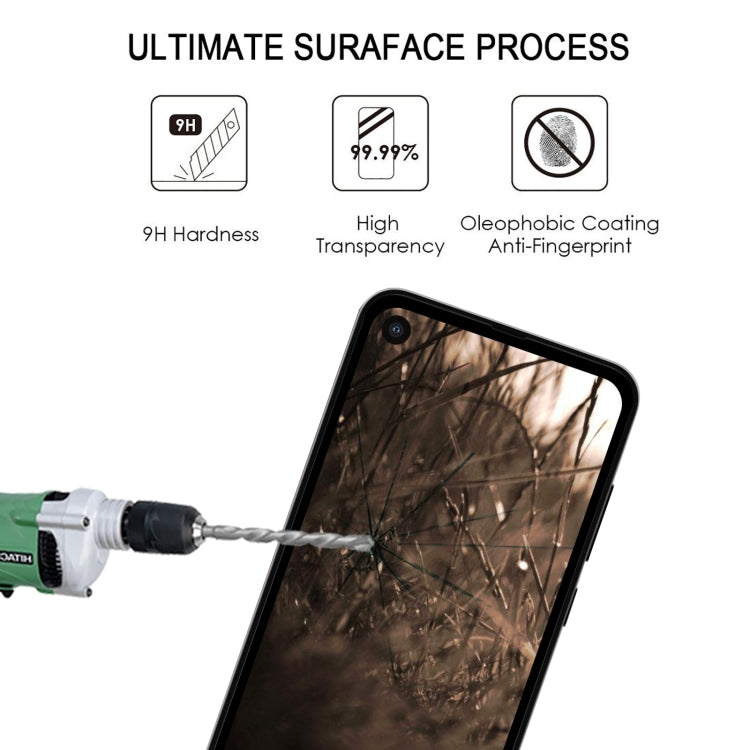 25 PCS Full Glue Cover Screen Protector Tempered Glass Film For Motorola P40