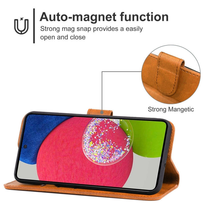 For Samsung Galaxy A53 5G Leather Phone Case