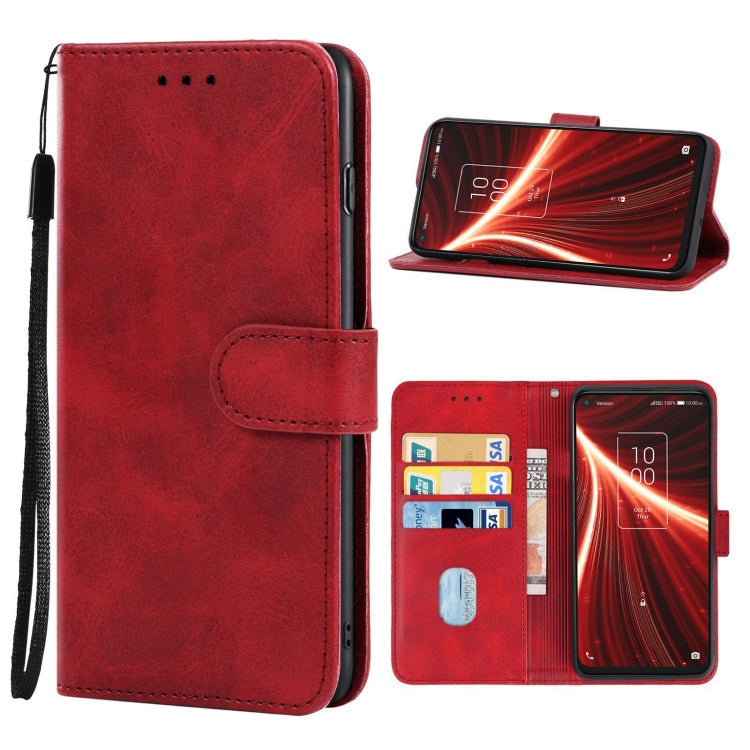 Leather Phone Case For TCL 10 5G UW