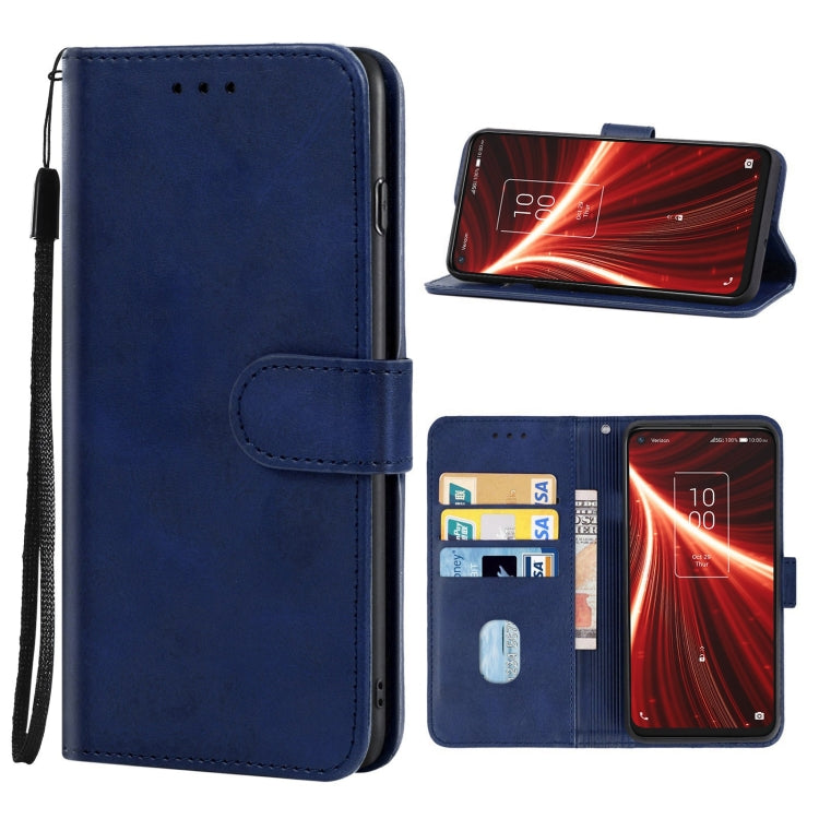 Leather Phone Case For TCL 10 5G UW