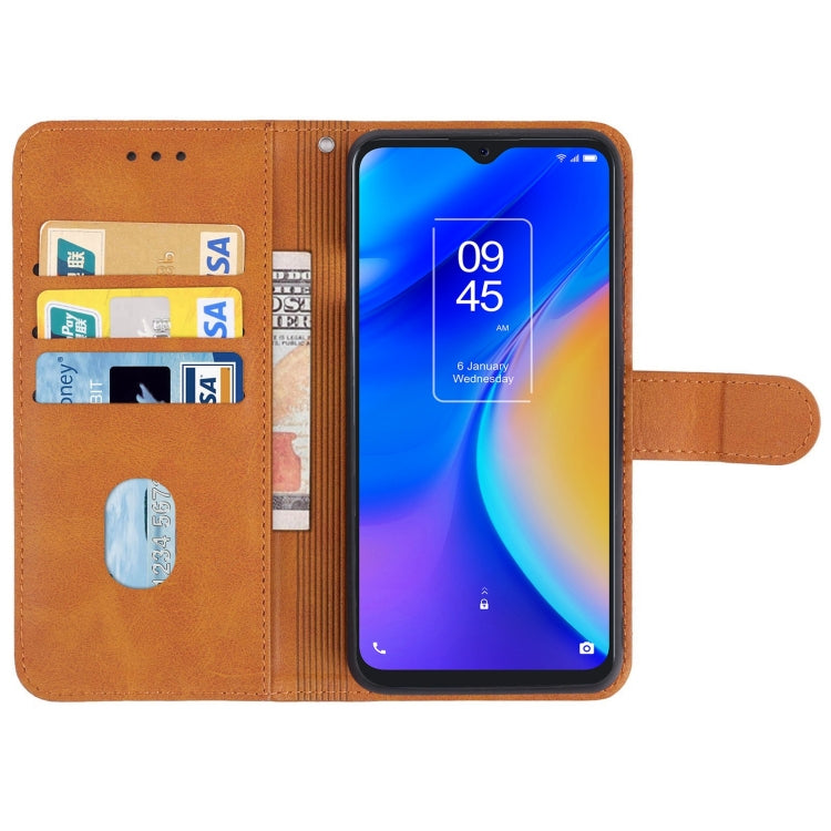 Leather Phone Case For TCL 20 SE