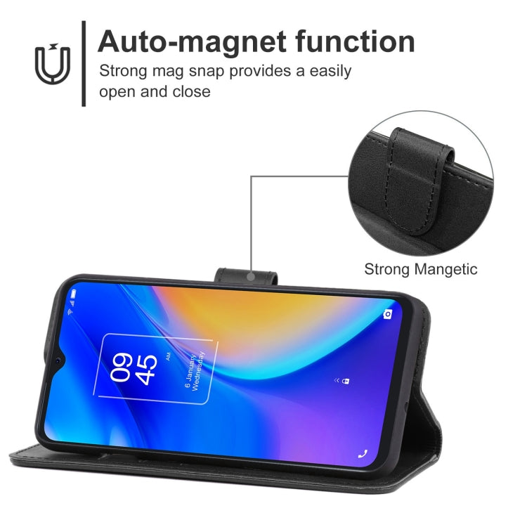 Leather Phone Case For TCL 20 SE
