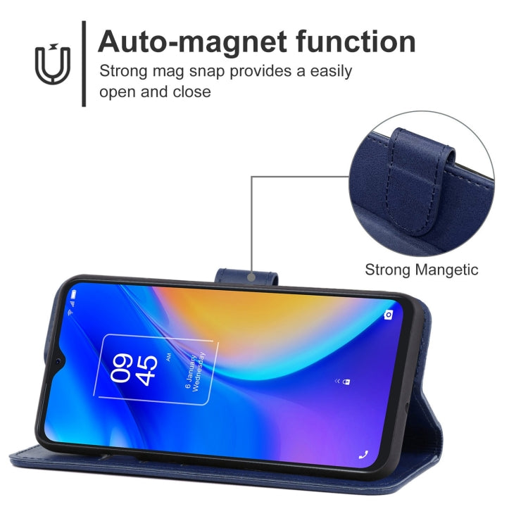 Leather Phone Case For TCL 20 SE