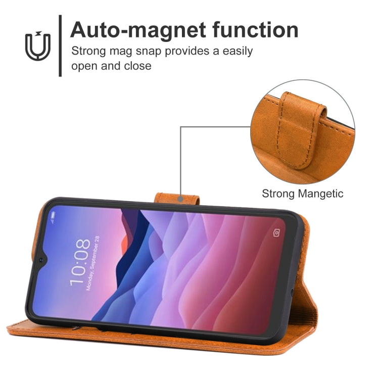 Leather Phone Case For ZTE Blade V2020 Smart Filial Piety