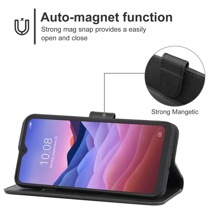 Leather Phone Case For ZTE Blade V2020 Smart Filial Piety
