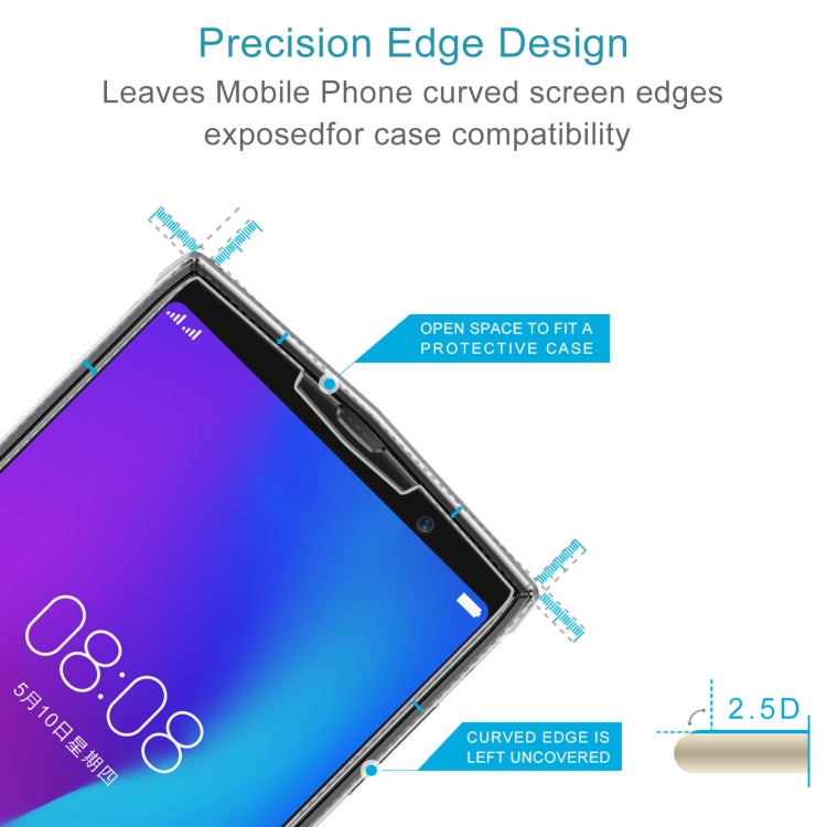50 PCS 0.26mm 9H 2.5D Tempered Glass Film For Doogee N100