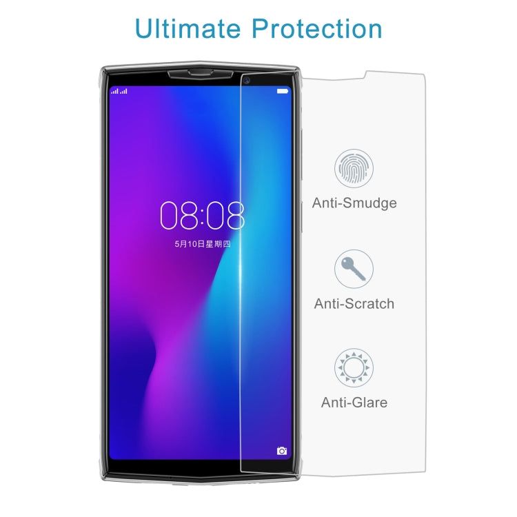 50 PCS 0.26mm 9H 2.5D Tempered Glass Film For Doogee N100