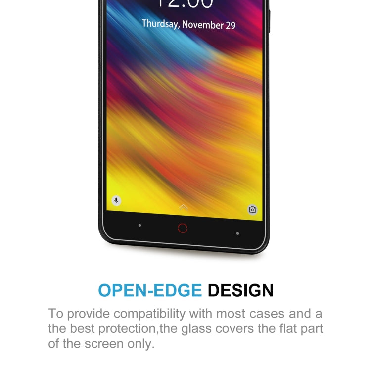 50 PCS 0.26mm 9H 2.5D Tempered Glass Film For Doogee X100