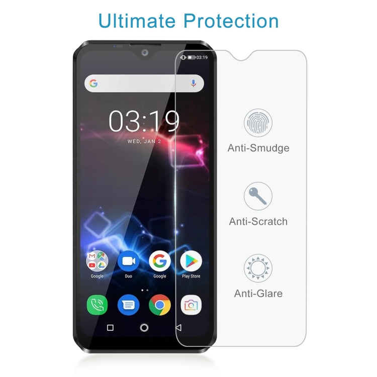 50 PCS 0.26mm 9H 2.5D Tempered Glass Film For Oukitel K12