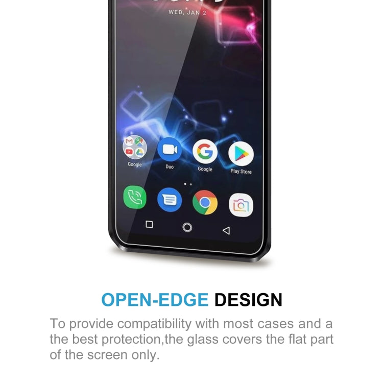 50 PCS 0.26mm 9H 2.5D Tempered Glass Film For Oukitel K12