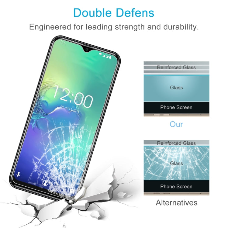 50 PCS 0.26mm 9H 2.5D Tempered Glass Film For Oukitel C15 Pro