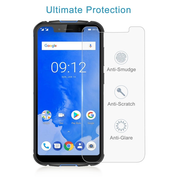 50 PCS 0.26mm 9H 2.5D Tempered Glass Film For Ulefone Armor 5 / 5S