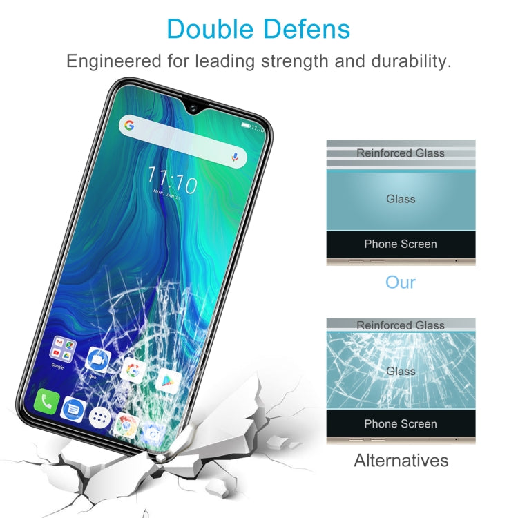 50 PCS 0.26mm 9H 2.5D Tempered Glass Film For Ulefone Power 6